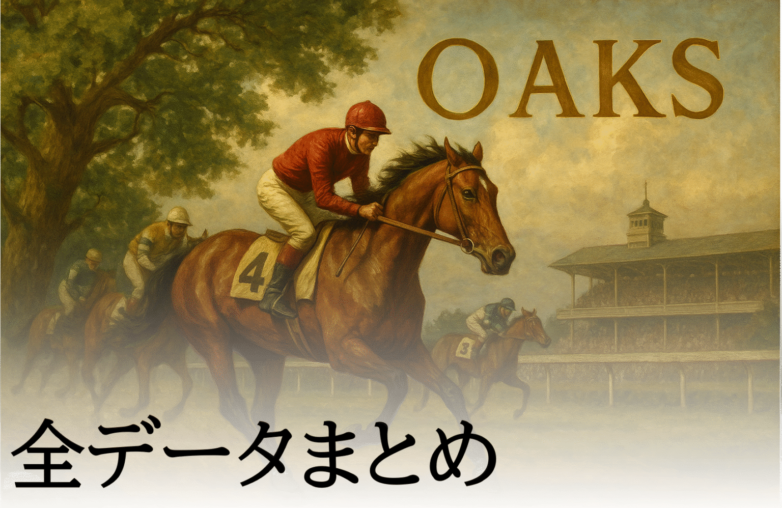 オークス全データ記事アイキャッチ画像